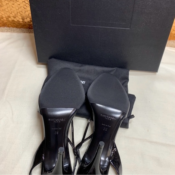 Saint Laurent 95mm Anouk Sandal w Gloves - Picture 4 of 6